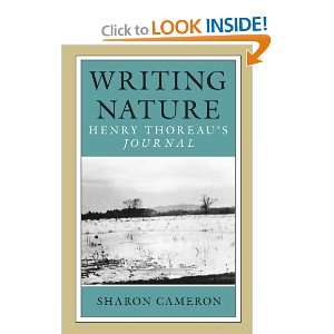   Nature Henry Thoreaus Journal [Paperback] Sharon Cameron Books