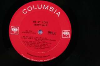 33 LP Record Jerry Vale Be My Love Columbia Records  
