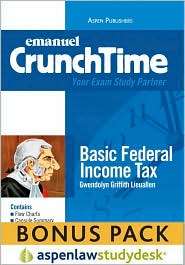 Emanuel CrunchTime Basic Federal Income Tax (Print + eBook Bonus Pack 