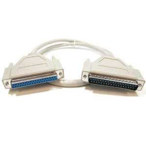   Cable, 3ft DB37 M/F Serial Straight Thru Extension Cable: Electronics