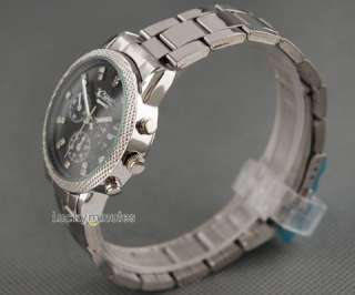 343 Men Special Black Decorat Dial Quartz Wrist Watch  