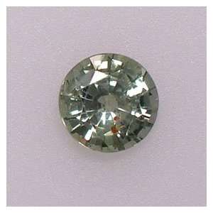  Sapphire, Loose Green, .59ct. Natural Genuine, 5mm Round 