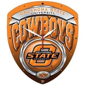   NCAA Oklahoma State Cowboys High Definition Clock: Sports & Outdoors