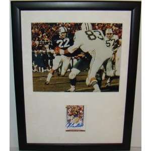  NEW JOHN CAPPELLETTI SIGNED Suede Framed Display: Sports 