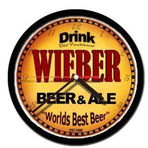  WIEBER beer and ale cerveza wall clock: Everything Else