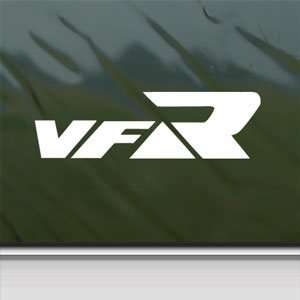  Honda White Sticker VFR Window Vinyl Laptop White Decal 