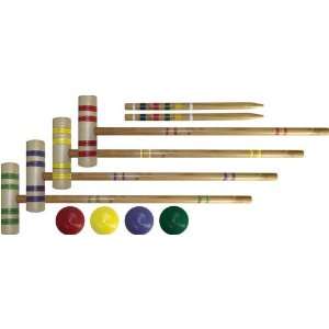  Classic 4 Player Croquet Set: Sports & Outdoors