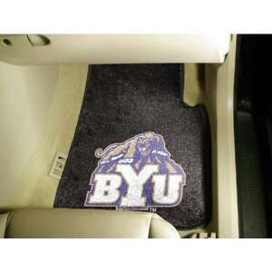 Brigham Young Cougars NCAA Car Floor Mats (2 Front):  