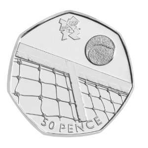  2012 Olympics Tennis Coin 