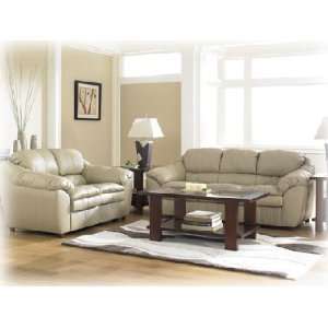  Casual Presley Stone Leather Set Wisconsin Living Room 