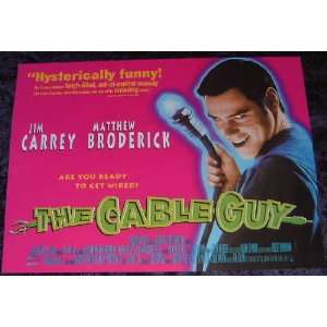  Cable Guy   Movie Poster   12 x 16   Jim Carrey 