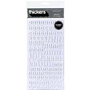  Delight   Fabric Chipboard Thickers   White Arts, Crafts 