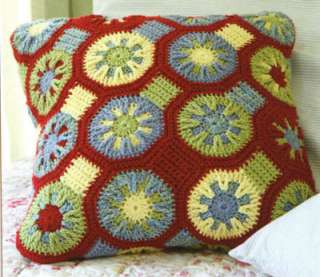 15 Country Crochet Patterns Rug Afghan Pillow Potholder  