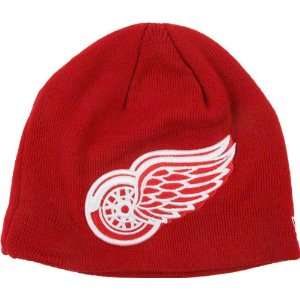  Detroit Red Wings New Era Big One Toque Knit Hat Sports 