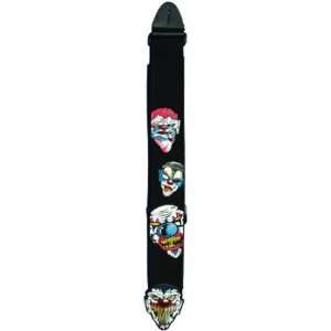   inch Leather Guitar Strap, Psycho Clowns: Musical Instruments