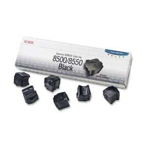  Xerox Phaser 8500 Black Ink Sticks (OEM) 6,000 Pages 