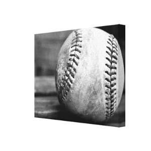  Baseball Wrapped Canvas Gallery Wrap Canvas: Home 