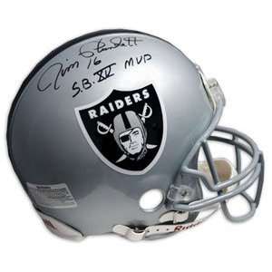  Jim Plunkett Signed Helmet   Authentic