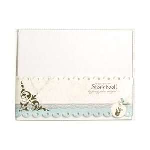   Blank 11 Inch by 8 1/2 Inch White Album with 20 Cardstock Pages: Arts