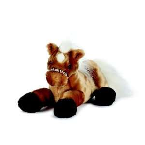  Lying Brown Arabian Horse Stuffed Plush By Ganz Toys 