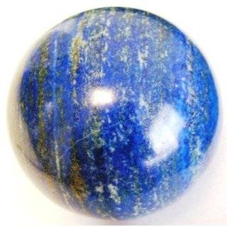 Lapis Ball 04 Blue Afghan Lazuli Crystal Fools Gold Pyrite Mineral 