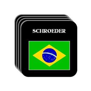  Brazil   SCHROEDER Set of 4 Mini Mousepad Coasters 