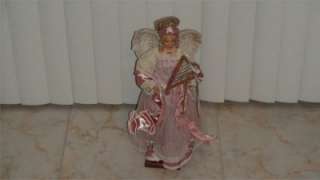 Angel Doll Wings Harp Figurine Collector Model * MINT *  