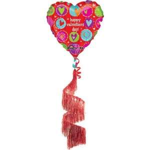  Happy Valentines Day Whimsy Coil Tail Airwalker 50in 