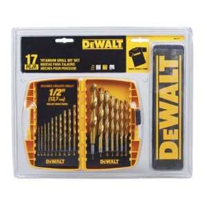  Dewalt 17pc Titanium Drill Bit Set (DW1357T) Bx/1