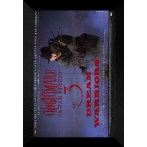  A Nightmare on Elm Street 3: 27x40 FRAMED Movie Poster 