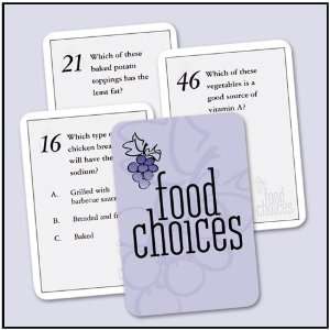  Food Choices Card Game 