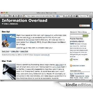  Information Overload of Brian T. Nakamoto Kindle Store 