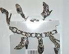 ICON COLLECTION RETRO SHOE & BOOTS CHARMED BRACELET 7.75 TO 8.5 
