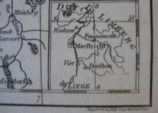 Original 1794 Map DUTCH REPUBLIC Amsterdam Holland Gelders Friesland 