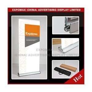  hot s aluminium deluxe snap roll up banner stands/roll up 