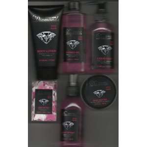 Forever Diamonds Juicy Apple 6 Piece Bath and Shower Beauty Set (The 