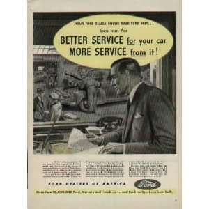  Your Ford Dealer Knows Your Ford Best. .. 1945 Ford Ad 