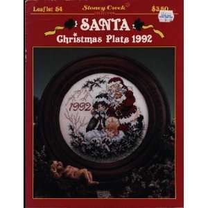  Stoney Creek   Santa Christmas Plate 1992