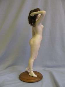   HUGE 17 Antique German Bisque Bathing Beauty Wigged, Gorgeous  