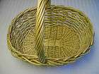 HUGE   25x22x21 Woven Wood Wicker Decorative Easter Basket