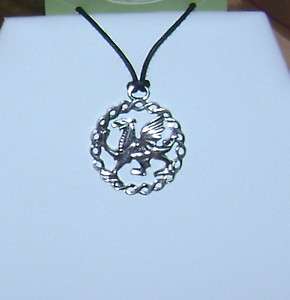 GRYPHON PENDANT NECKLACE PEWTER WICCA/PAGAN/MYTHICAL  