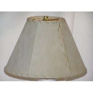  Western Pig Skin Leather Lamp Shade   12 Natural
