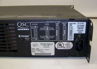 QSC AUDIO CX502 PROFESSIONAL AMPLIFIER  