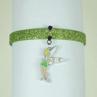 Lots Wholesale 10PCS Rhinestones Tinker Bell Fairy Bracelets Girls 