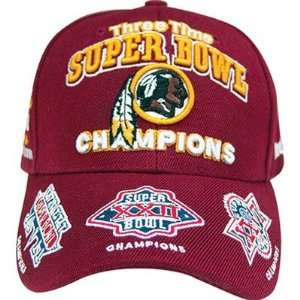   NFL Washington Redskins Commemorative Super Bowl Hat: Home & Kitchen
