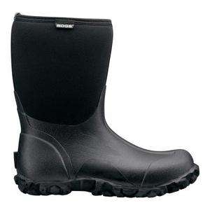 Bogs Classic Mid Waterproof Mens Rain Snow Boots Black 61142 All 