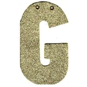    Silver Glass Glitter Letter G by Wendy Addison: Home & Kitchen