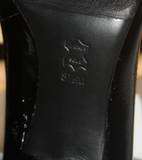 New & authentic Tory Burch Caroline black patent pumps heels size 8 