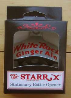 WHITE ROCK GINGER ALE Starr X Bottle Opener NEW  
