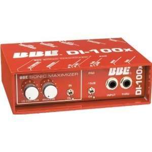 com BBE DI 100X Active Direct Box with Full Featured Sonic Maximizer 
